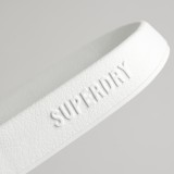 SUPERDRY CODE LOGO POOL SLIDERS MF310223A-44C White Image 2