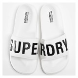 SUPERDRY D2 SDRY CORE VEGAN POOL SLIDE MF310256A-35C White