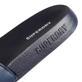 SUPERDRY D2 SDRY CORE VEGAN POOL SLIDE MF310256A-ECQ Blue Image 1