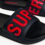 SUPERDRY CORE GRAPHIC POOL SLIDE MF310266A-09S Blue Image 2