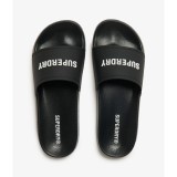 SUPERDRY LOGO POOL SLIDE MF310271A-AZD Black Image 0