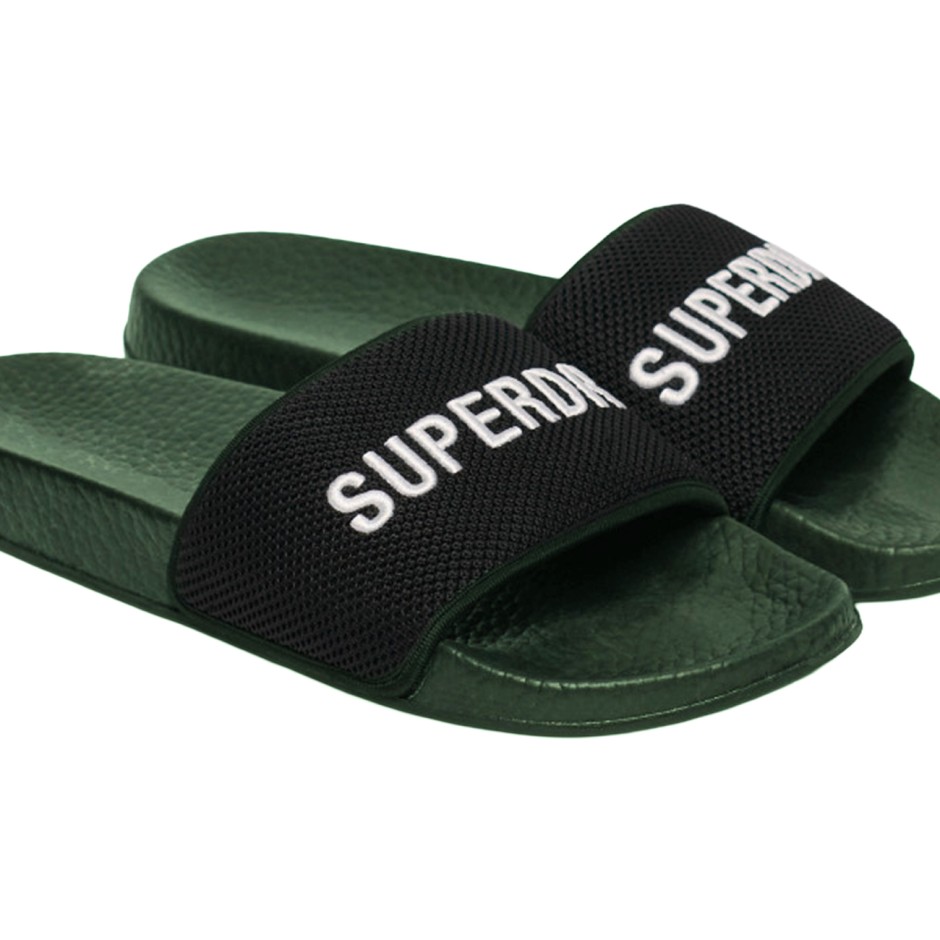 Ανδρικές Παντόφλες Λαδί - Superdry Mesh