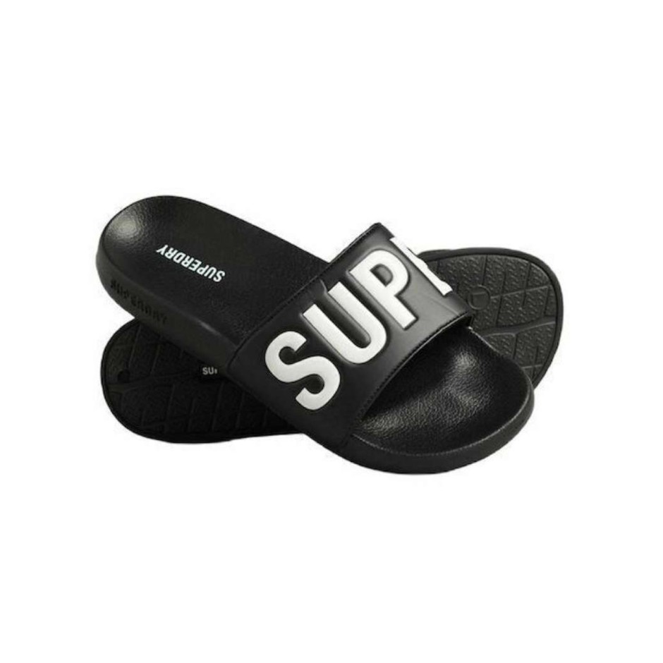 Ανδρικές Παντόφλες Μαύρες - Superdry Vegan Core