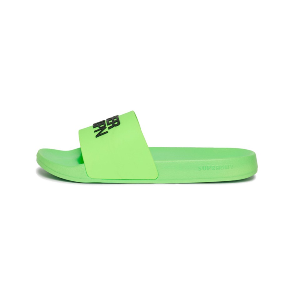 SUPERDRY SPORTSWEAR LOGO POOL SLIDE MF310268A-27Y Lime