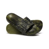 SUPERDRY D2 SDRY CAMO VEGAN POOL SLIDE MF310261A-3DL OLIVE Image 
