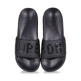 SUPERDRY CORE GRAPHIC POOL SLIDE MF310266A-02A Black Image 