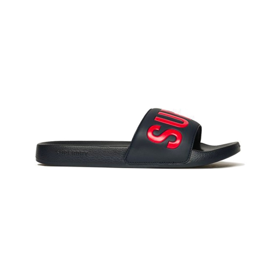 SUPERDRY CORE GRAPHIC POOL SLIDE MF310266A-09S Blue