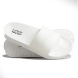 SUPERDRY CODE LOGO POOL SLIDERS MF310223A-44C White Image 