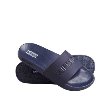 SUPERDRY CODE LOGO POOL SLIDERS MF310223A-8QC Purple