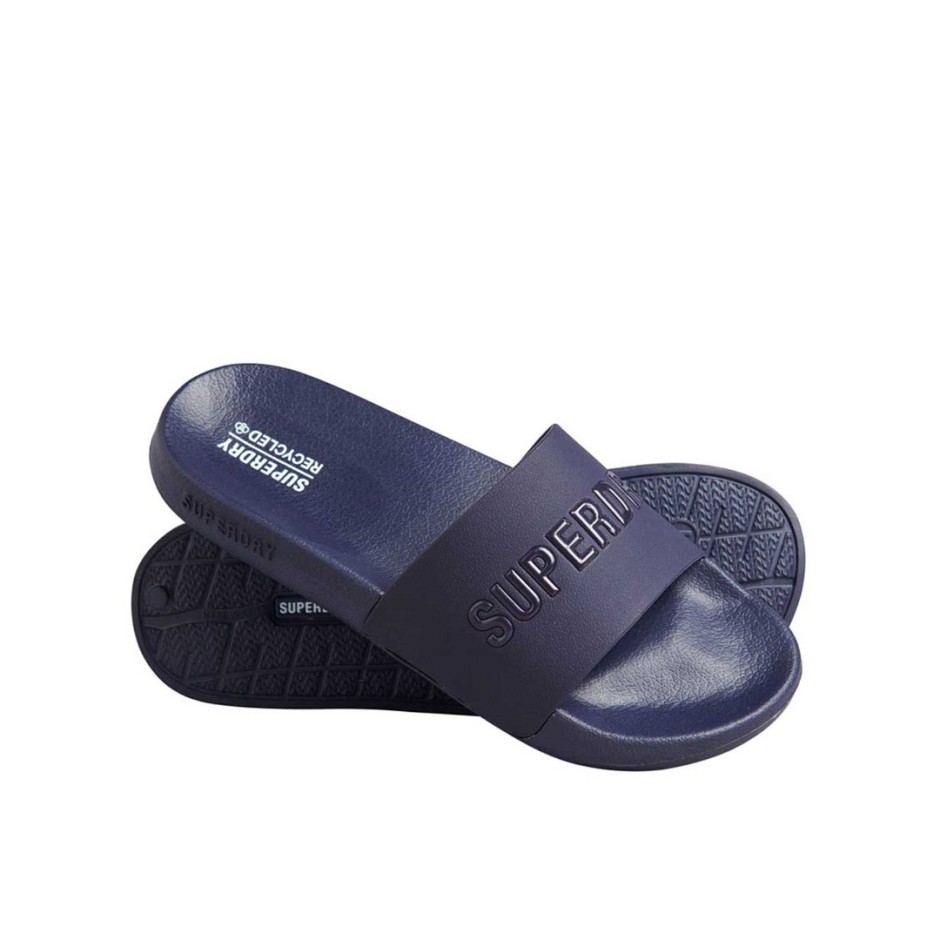 SUPERDRY CODE LOGO POOL SLIDERS MF310223A-8QC Purple