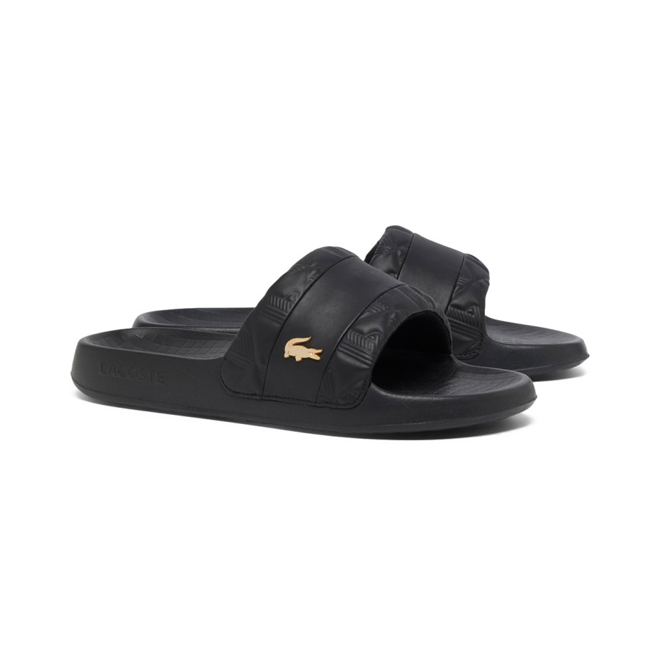 Men's Slides Black - Lacoste Serve Slide Hybrid