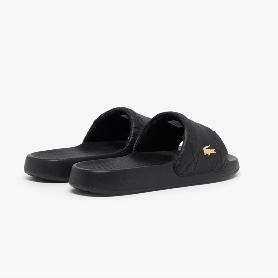 Men's Slides Black - Lacoste Serve Slide Hybrid
