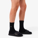 Men's Slides Black - Lacoste Serve Slide Hybrid Image 5