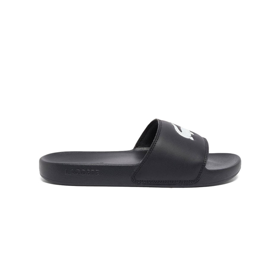 Ανδρικές Παντόφλες Μαύρες - Lacoste Serve Slide 0.0