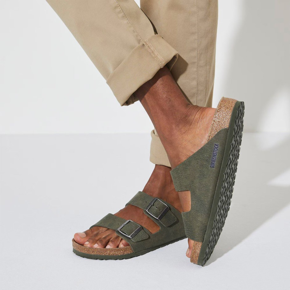 Ανδρικά Σανδάλια Πράσινα - Birkenstock Arizona Vegan