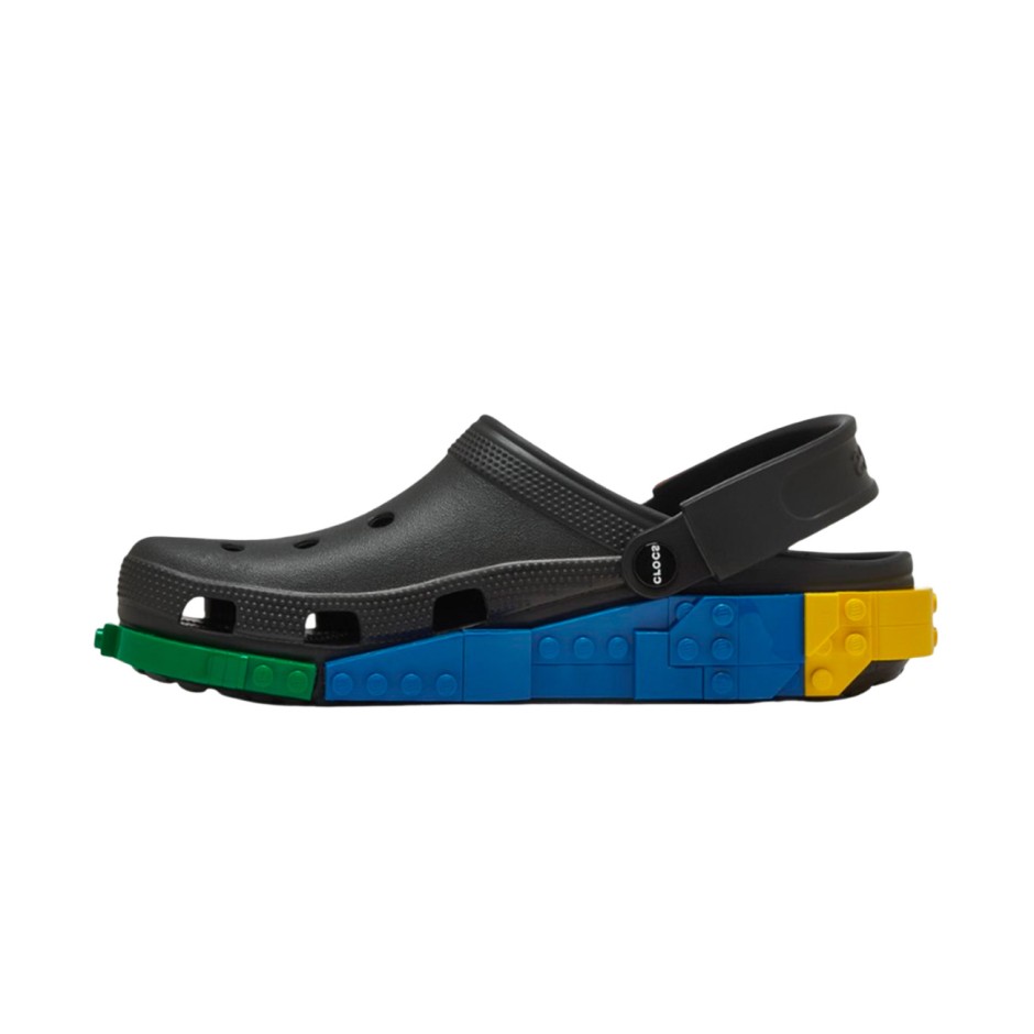 Ανδρικά Σανδάλια Μαύρα - Crocs x Lego 4LW System Clog