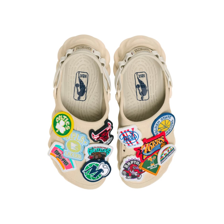 Men's Sandals Grey - Crocs NBA Echo Clog