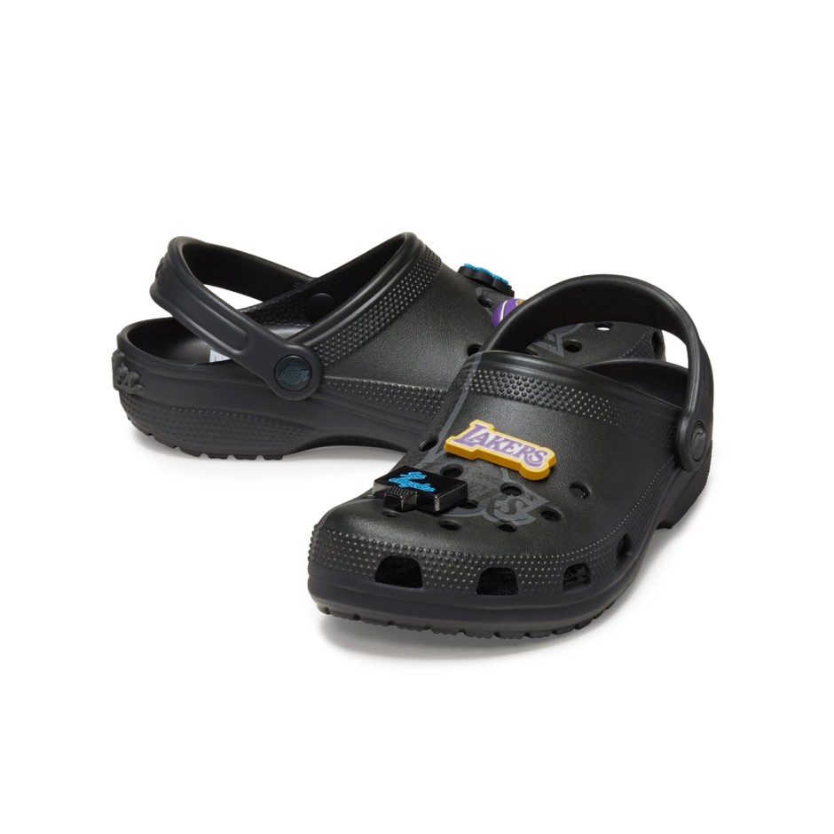 Ανδρικά Σανδάλια Πολύχρωμα - Crocs NBA Lakers Elevated Classic