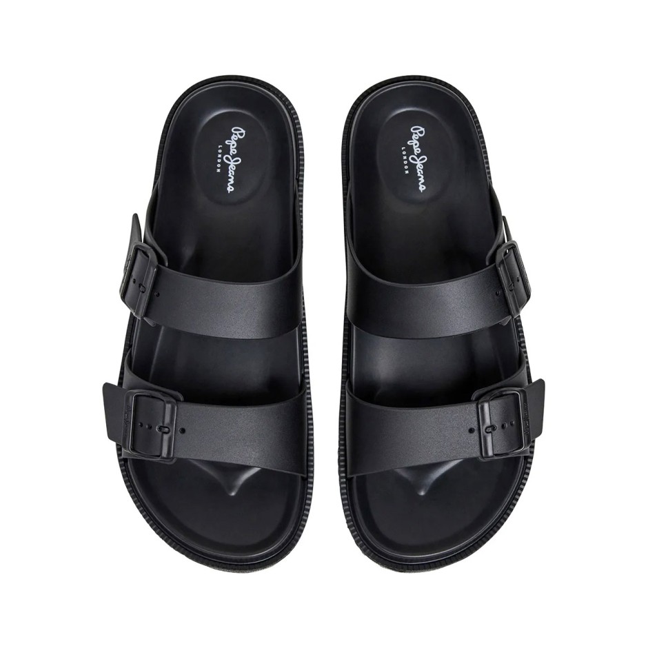 Men's Sandals Black - Pepe Jeans Ocean Brand 