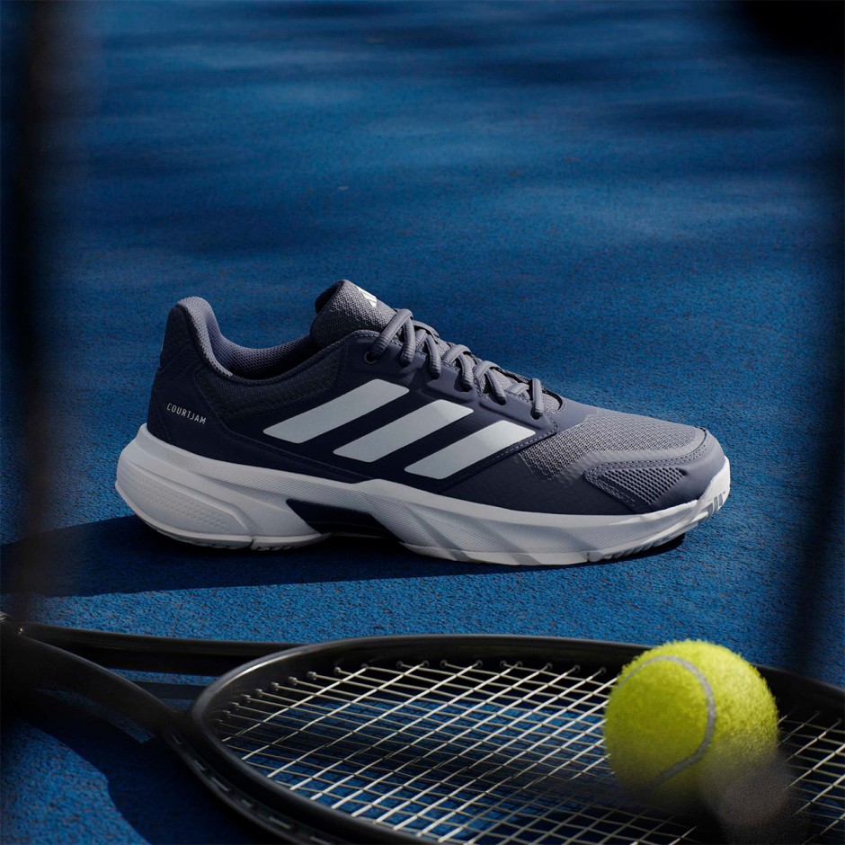 Ανδρικά Παπούτσια Τένις Μπλε - adidas Performance CourtJam Control 3