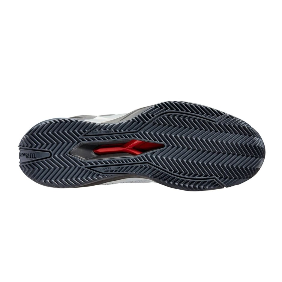 Ανδρικά Παπούτσια Τένις Γκρι - Wilson Rush Pro 4.0 Shift Clay