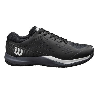 Ανδρικά Παπούτσια Τένις Μαύρα - Wilson Rush Pro 4.0 Ace Clay