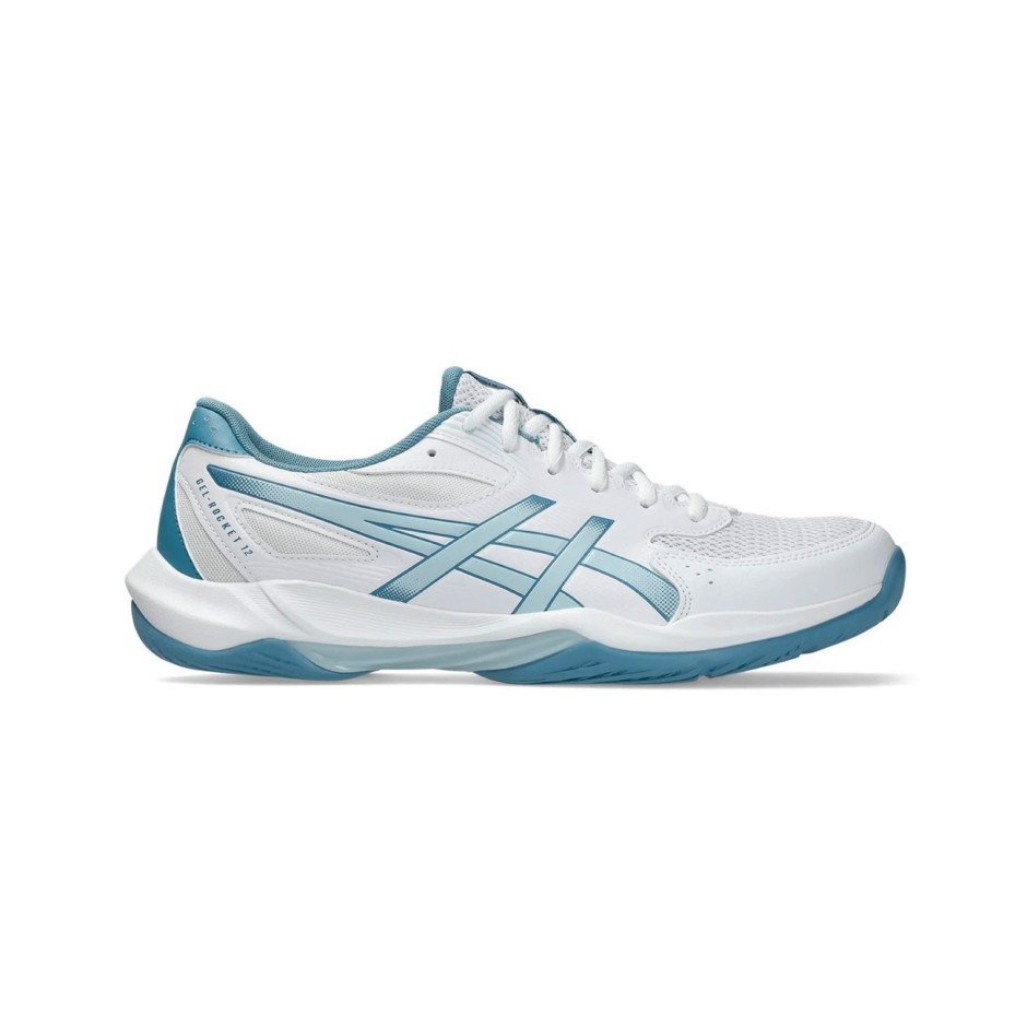 Ανδρικά Παπούτσια Βόλεϊ Λευκά - ASICS GEL-ROCKET 12