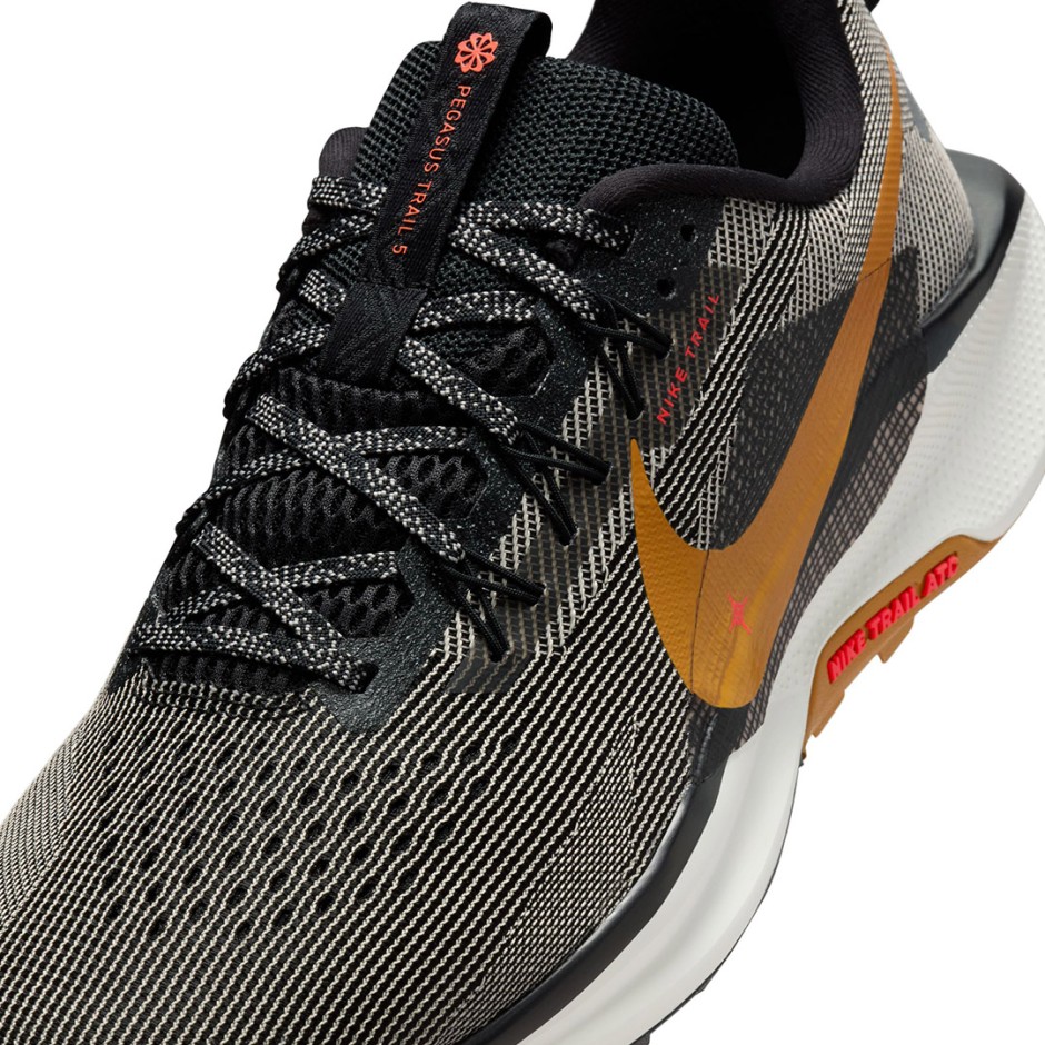 Ανδρικά Παπούτσια Trail Running Μαύρα - Nike Pegasus Trail 5