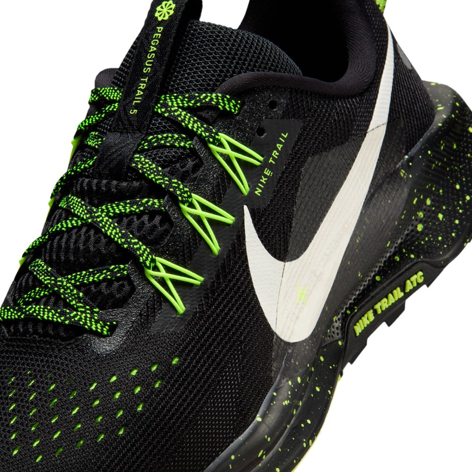 Ανδρικά Παπούτσια Trail Running Μαύρα - Nike Pegasus Trail 5
