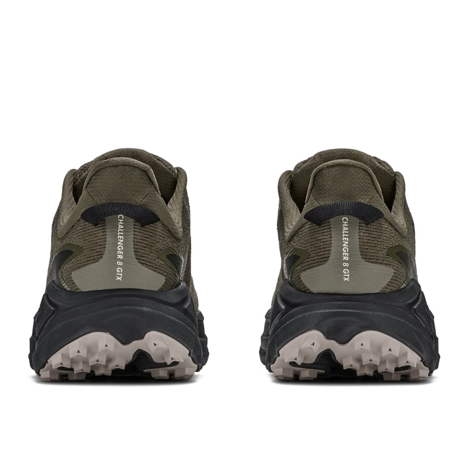 Men's Trail Running Shoes Olive - HOKA ONE ONE Challenger 8 GORE-TEX