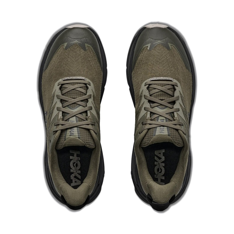 Men's Trail Running Shoes Olive - HOKA ONE ONE Challenger 8 GORE-TEX