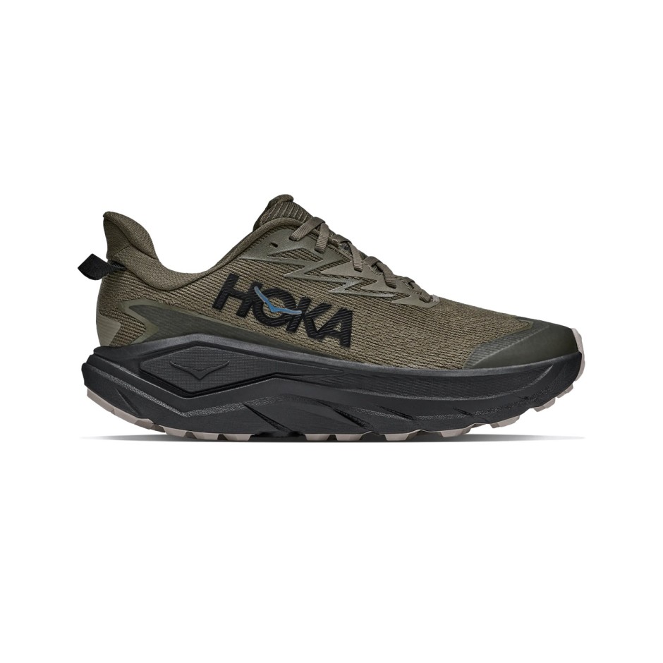 Men's Trail Running Shoes Olive - HOKA ONE ONE Challenger 8 GORE-TEX