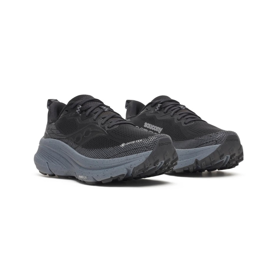 Ανδρικά Παπούτσια Trail Running Μαύρα - Saucony Guide TR Gore-Tex