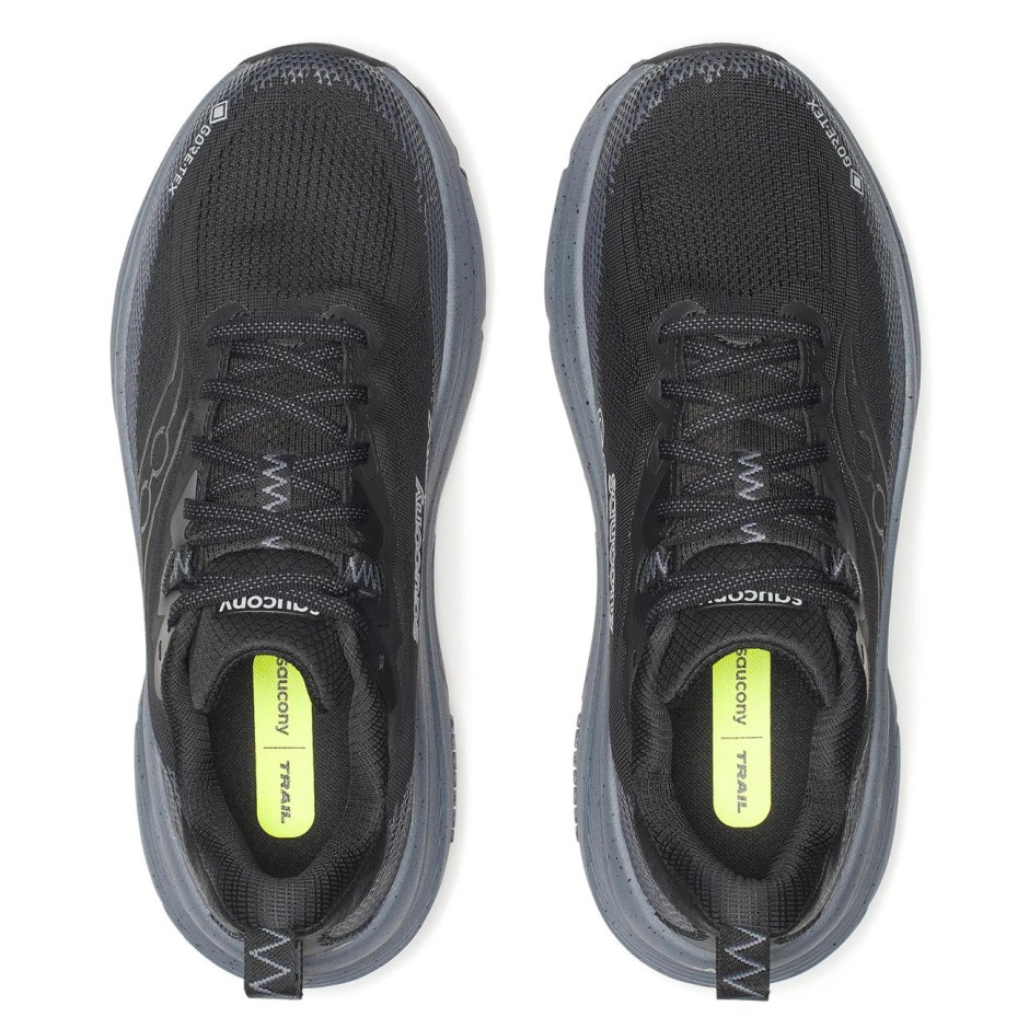 Ανδρικά Παπούτσια Trail Running Μαύρα - Saucony Guide TR Gore-Tex