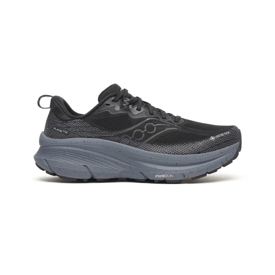 Ανδρικά Παπούτσια Trail Running Μαύρα - Saucony Guide TR Gore-Tex