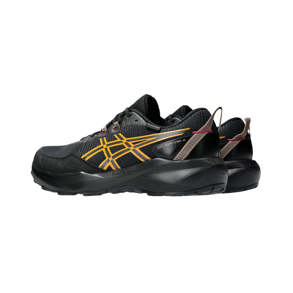 Ανδρικά Παπούτσια Trail Μαύρα - ASICS GEL-VENTURE 11 WATERPROOF