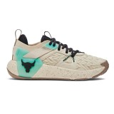 Under Armour Project Rock 6 Μπεζ - Γυναικεία Παπούτσια Training Εικόνα 