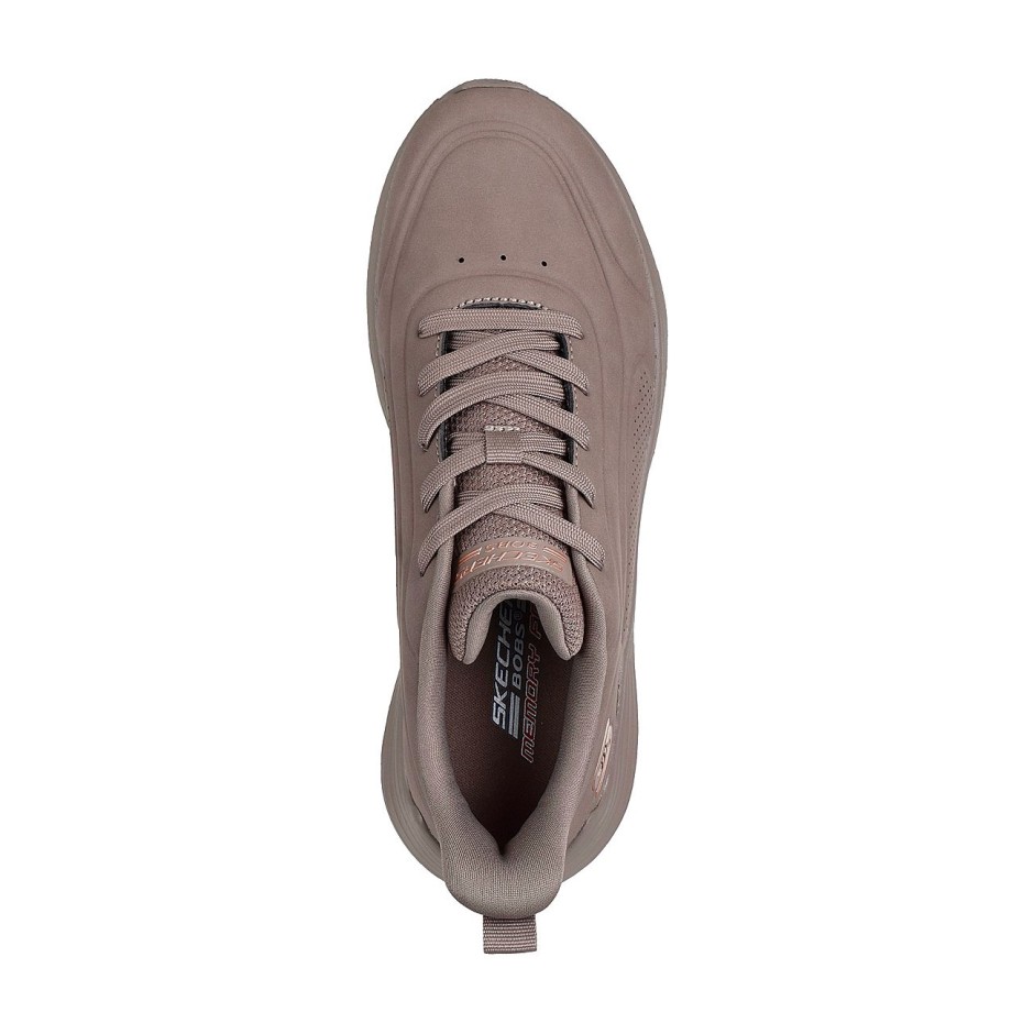 Γυναικεία Παπούτσια για Τρέξιμο Μπεζ - Skechers BOBS Sport Squad Waves