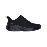 Γυναικεία Παπούτσια για Τρέξιμο Μαύρα - Skechers BOBS Sport Squad Waves Εικόνα 
