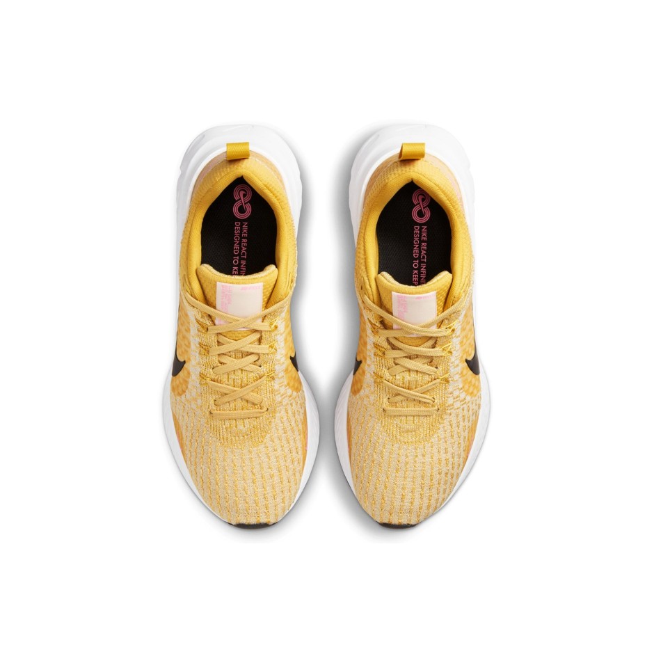 Γυναικεία Παπούτσια για Τρέξιμο NIKE REACT INFINITY RUN FK 3 Κίτρινο