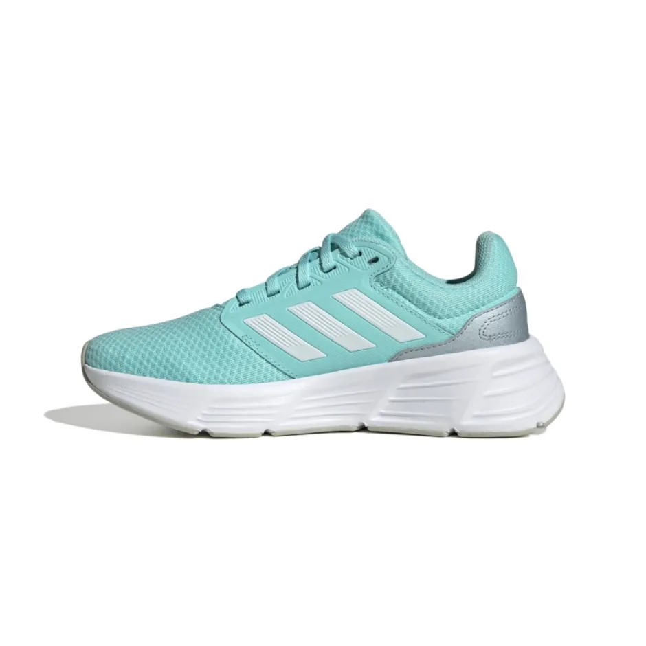 adidas gazelle silver green womens Adidas Women's Adizero EVO SL Glow Blue / Silver Metallic / Cloud White  Running Shoes main image 1
