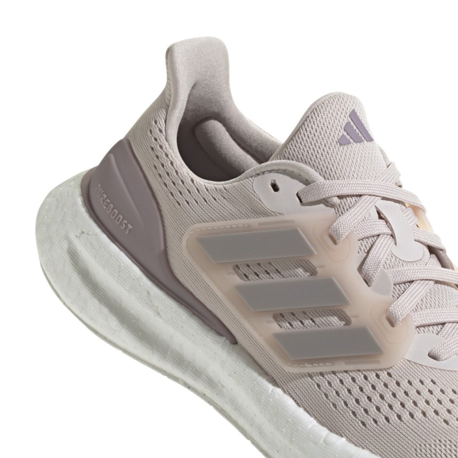 adidas Performance Pureboost 23 Μπεζ - Γυναικεία Παπούτσια για Τρέξιμο