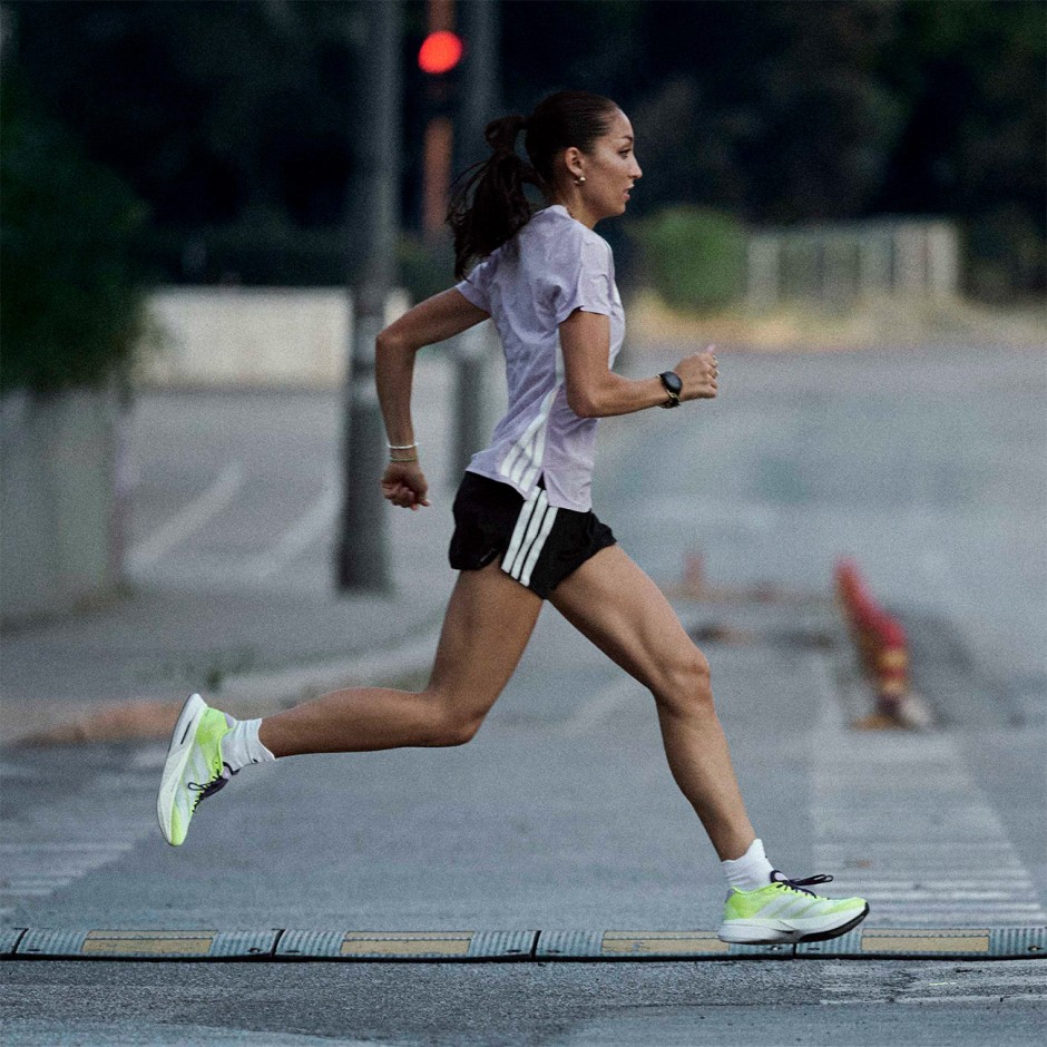 Γυναικεία Παπούτσια για Τρέξιμο Λαχανί - adidas Performance Adizero Boston 13