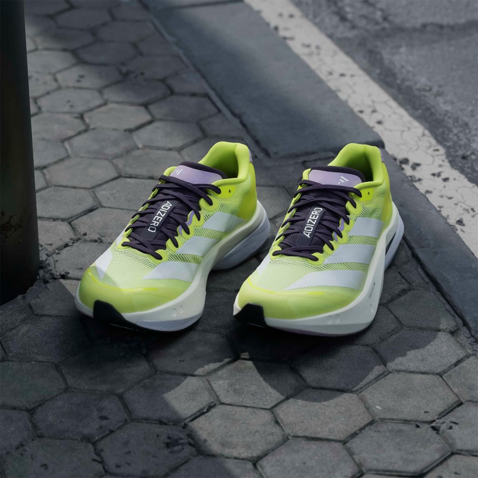 Γυναικεία Παπούτσια για Τρέξιμο Λαχανί - adidas Performance Adizero Boston 13
