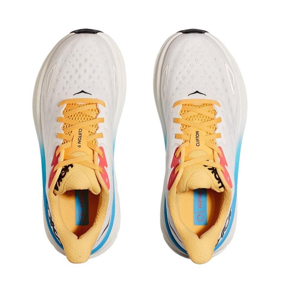 Γυναικεία Παπούτσια για Τρέξιμο Λευκά - Hoka One One Clifton 9 