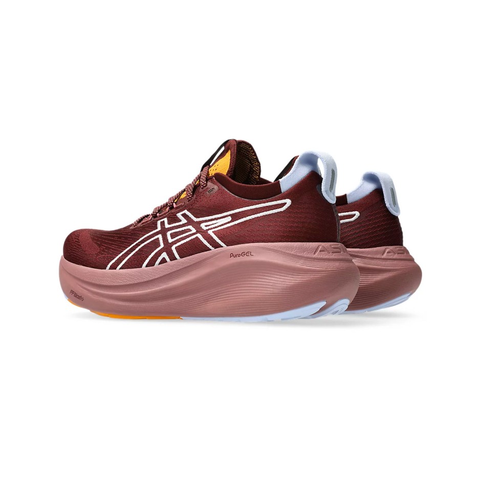 Γυναικεία Παπούτσια Trail Running Καφέ - ASICS GEL-NIMBUS 27 NATURE BATHING TR