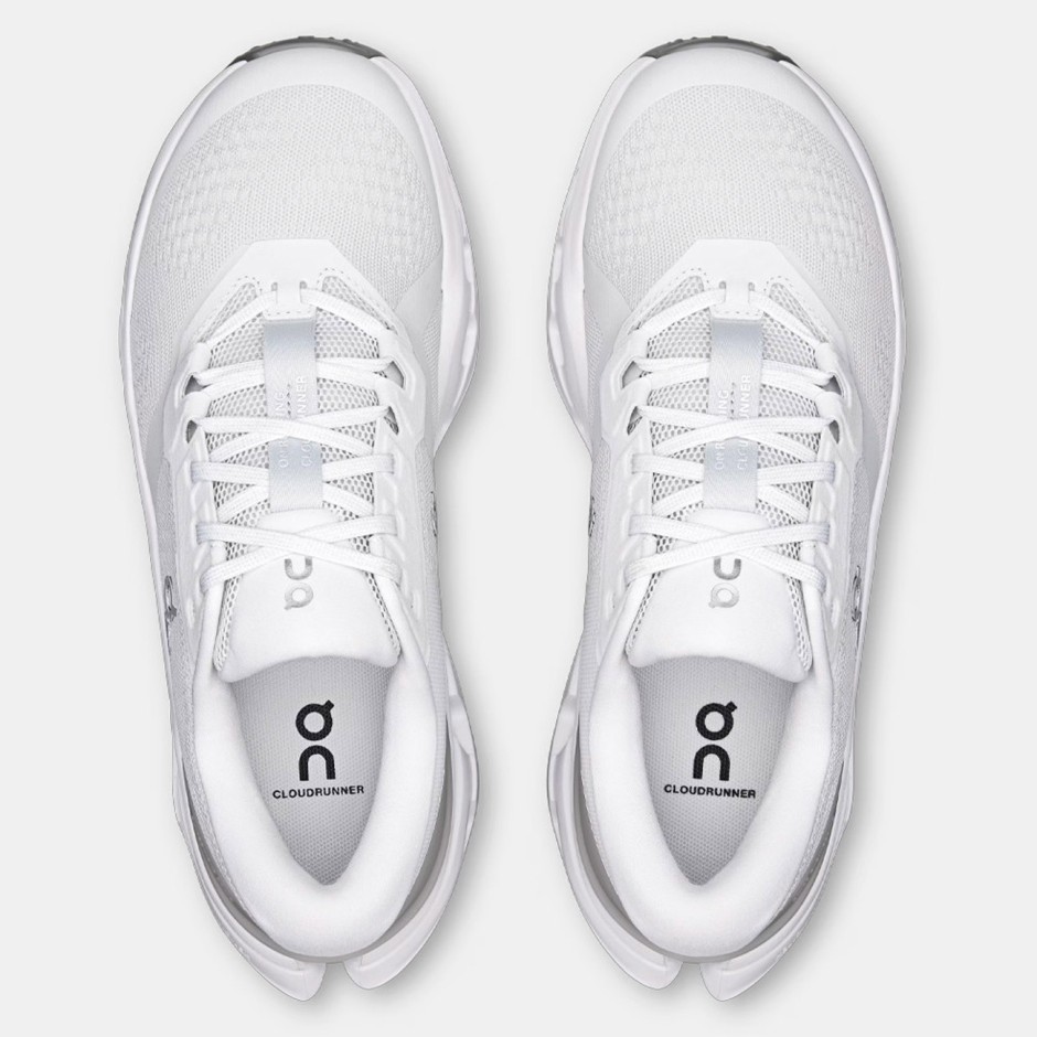 Women's Running Shoes White - On Cloudrunner 3