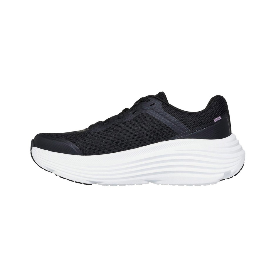 SKECHERS ENGINEERED MESH LACE UP W 129470-BKW Black