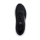 SKECHERS ENGINEERED MESH LACE UP W 129470-BKW Black Image 2