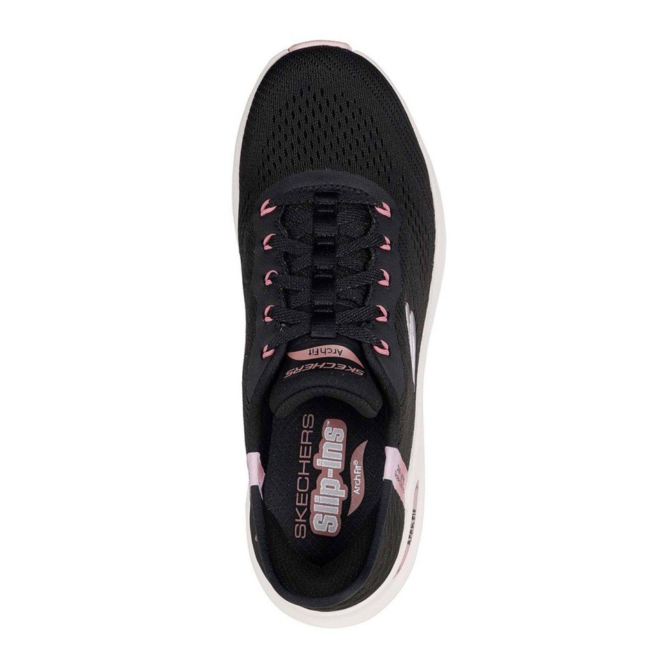 Γυναικεία Παπούτσια για Τρέξιμο Μαύρα - Skechers Arch Fit 2.0-Easy Chic